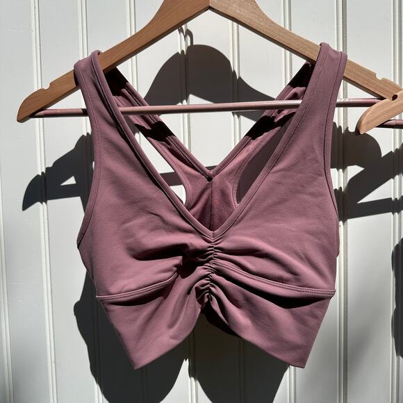 Alo Yoga Woodrose Airlift 7/8 Leggings Intrigue Wild Thing Real Bra Tank XS Set - Picture 4 of 16